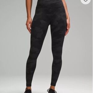 LULULEMON Wunder Train High-Rise Tight Camo Leggings
